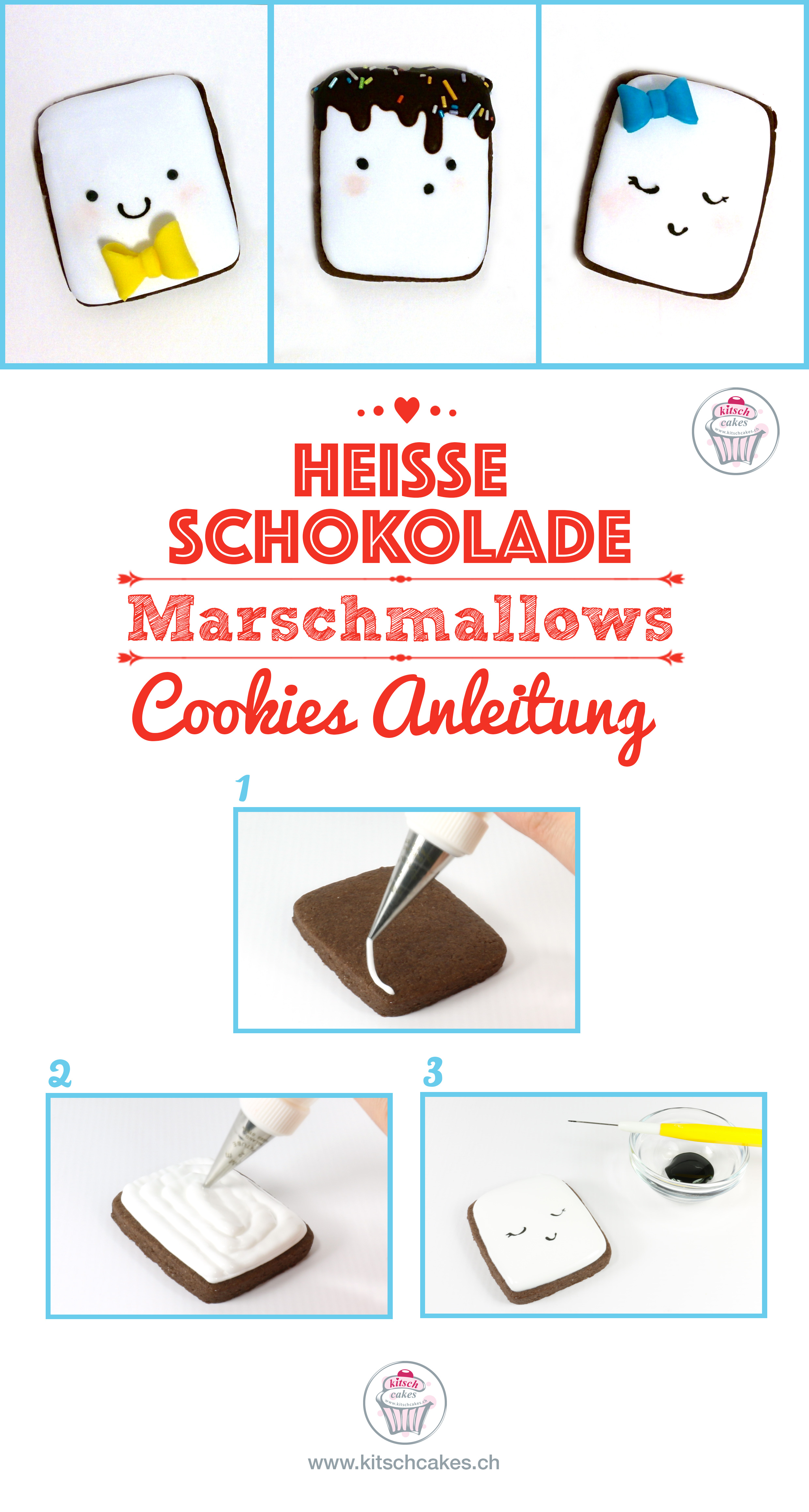 Marschmallows Cookies Anleitung