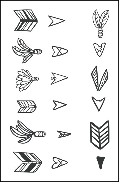 arrows template