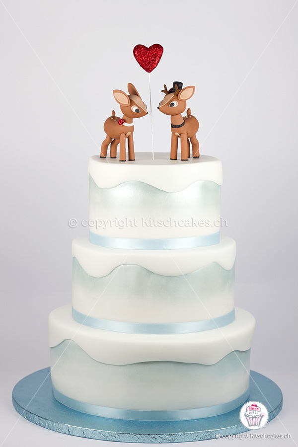 Wedding Cake - Lovers Fawns