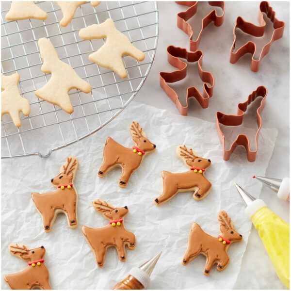 Reindeer Cookie Cutter Set - 4pc - Image 2